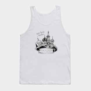 Saint Basil Cathedral in Moscow Tank Top